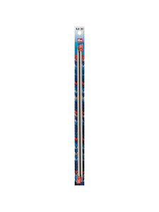 Prym Single Point Straight Knitting Needles, 2.0m-10mm, 30cm and 35cm
