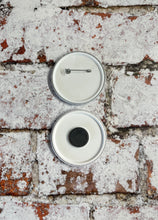Load image into Gallery viewer, It Takes Balls to Knit/Crochet Pocket Mirror, Pinback Badge, Fridge Magnet, 58mm
