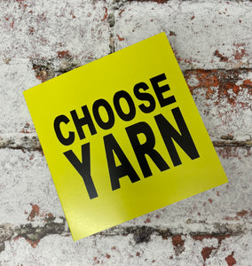 Choose Yarn, Greetings Card