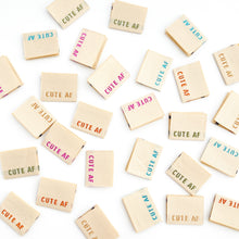 Load image into Gallery viewer, Kylie and the Machine Woven Labels - Cute AF
