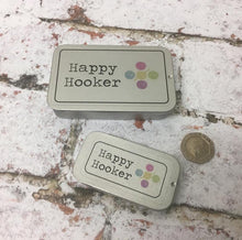 Load image into Gallery viewer, Notions Tin, Happy Hooker
