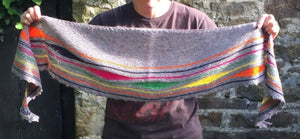 Rainbow Relay Shawl Kit
