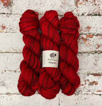 Load image into Gallery viewer, Superwash Zebra Sock Yarn, 100g/3.5oz, Bloody Mary
