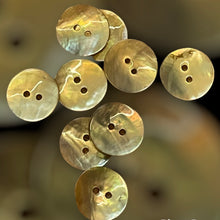 Load image into Gallery viewer, Light Gold Mother of Pearl Shell Buttons, 20mm

