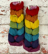 Load image into Gallery viewer, Kinross 4 Ply Rainbow Mini Skein Hanks, 7x20g
