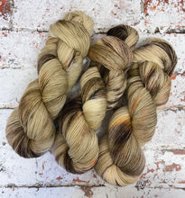 Load image into Gallery viewer, Non Superwash, No Nylon Corriedale Sock Yarn, 100g/3.5oz, Gruel
