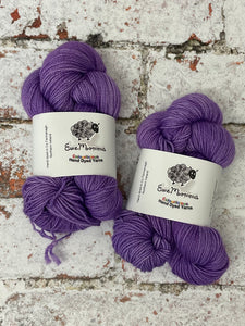 Superwash Merino Nylon Titanium Sock Yarn, 50g, Lilac