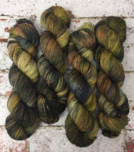 Load image into Gallery viewer, Superwash Merino Nylon Titanium Sock Yarn, 100g/3.5oz, A Forest
