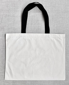 Resting Knit Face Tote Bag