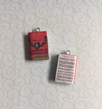 Load image into Gallery viewer, Miniature Book Charm Stitch Marker, Miss Marple, Agatha Christie inspired
