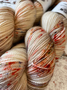 Superwash Merino Nylon Titanium Sock Yarn, 100g/3.5oz, OOAK