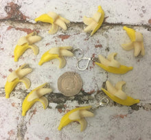 Load image into Gallery viewer, Banana Charm Progress Keeper Stitch Marker
