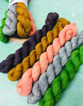Load image into Gallery viewer, That’s Gossip Minis Sock Set, Superwash Bluefaced Leicester, 100g
