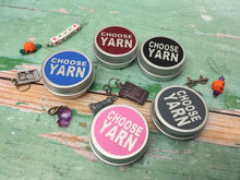 Load image into Gallery viewer, Round Notions Tin, Choose Yarn
