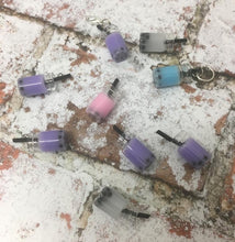 Load image into Gallery viewer, Bubble Tea Charm Progress Keeper Stitch Marker
