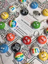 Load image into Gallery viewer, M&amp;Ms Candy Charm Progress Keeper Stitch Marker
