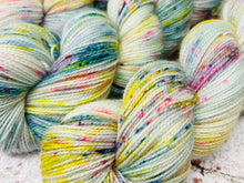 Load image into Gallery viewer, Superwash Merino Nylon Titanium Sock Yarn, 100g/3.5oz, Word Salad
