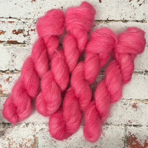 Superwash Kid Mohair Silk Lace Yarn, 50g, 420m, Hot Mess