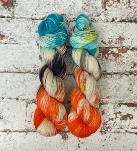 Superwash Merino Nylon Titanium Sock Yarn, 100g/3.5oz, Just Dunk Me