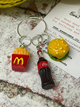 Load image into Gallery viewer, Fast Food Progress Keeper Stitch Markers Set

