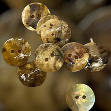 Load image into Gallery viewer, Light Gold Mother of Pearl Shell Buttons, 20mm
