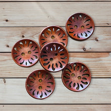 Load image into Gallery viewer, Hollow Floral Carved Buttons, 23mm
