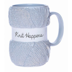 Knitting Mug, Knit Happens