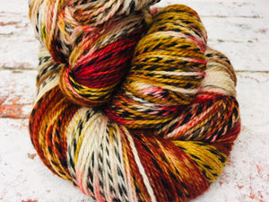 Superwash Zebra 4 Ply Fingering Yarn, 100g/3.5oz, Piano Wire