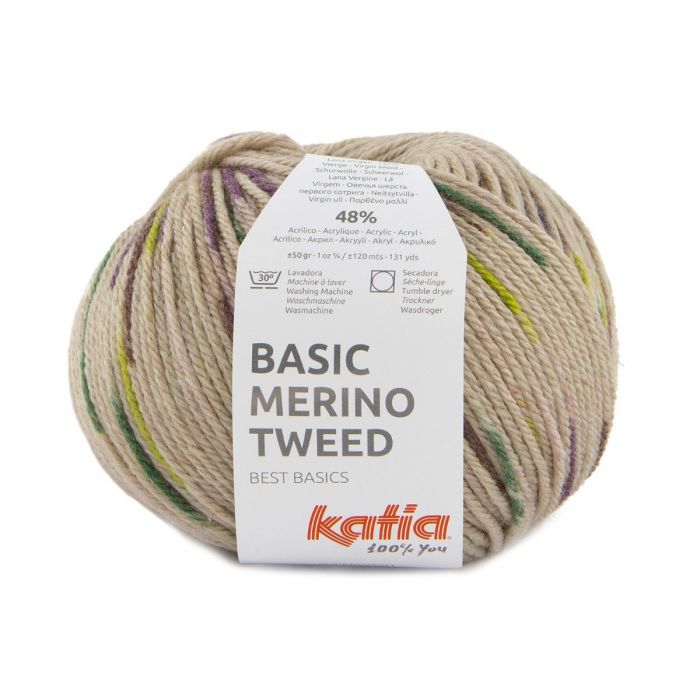Katia Basic Merino Tweed, DK, 50g