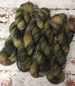 Superwash BFL Nylon Ultimate Sock Yarn, 100g/3.5oz, A Forest