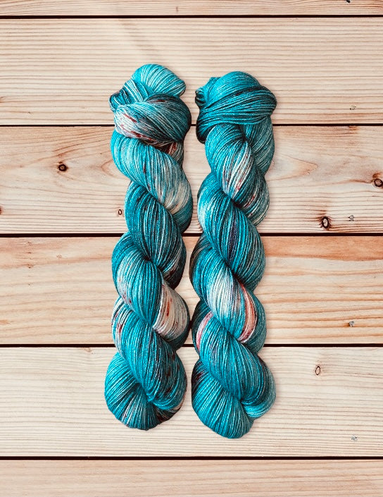Superwash Bluefaced Leicester Nylon Ultimate Sock Yarn, 100g/3.5oz, Don't Stop, Let's Party