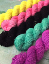 Load image into Gallery viewer, Acceptable in The 80s Titanium Minis Sock Set, Merino/Nylon, 100g
