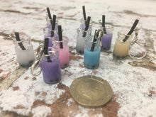Load image into Gallery viewer, Bubble Tea Charm Progress Keeper Stitch Marker
