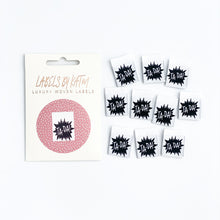Load image into Gallery viewer, Kylie and the Machine Woven Labels - Ta Da
