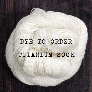 Dye to order - Titanium Sock