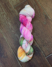 Load image into Gallery viewer, Superwash Bluefaced Leicester Nylon Ultimate Sock Yarn, 100g/3.5oz, Look at the Flowers
