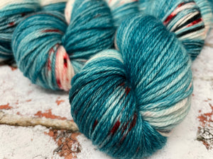 Superwash Merino DK/Light Worsted Yarn Wool, 100g/3.5oz, Don't Stop Let's Party
