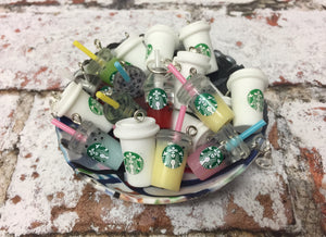Frappuccino Iced Coffee Progress Keeper Stitch Markers Set