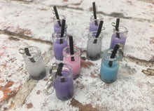 Load image into Gallery viewer, Bubble Tea Charm Progress Keeper Stitch Marker

