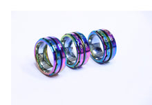 Load image into Gallery viewer, KnitPro Ring Row Counter, Rainbow and Black

