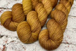 Superwash BFL Nylon Ultimate Sock Yarn, 100g/3.5oz, Sunflower