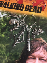 Load image into Gallery viewer, Set of 6 The Walking Dead Inspired Stitch Markers
