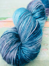 Load image into Gallery viewer, Superwash Bluefaced Leicester Nylon Ultimate Sock Yarn, 100g/3.5oz, Ship of Fools
