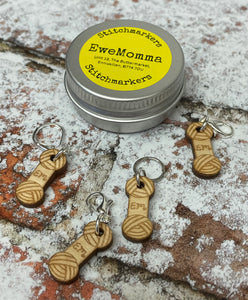 Notions Tin with Stitchmarkers