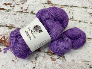 Superwash Merino Nylon Titanium Sock Yarn, 50g, Lilac