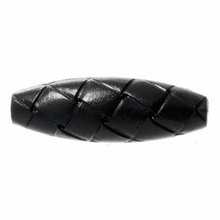 Load image into Gallery viewer, Imitation Leather Toggle Buttons, Black, 30mm
