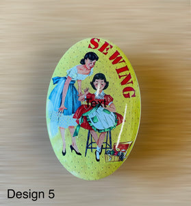 Vintage Style Collectible Sewing Tin