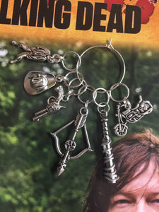 Set of 6 The Walking Dead Inspired Stitch Markers