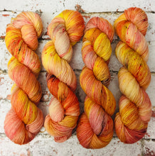 Load image into Gallery viewer, Superwash Bluefaced Leicester Nylon Ultimate Sock Yarn, 100g/3.5oz, That’s My Peach

