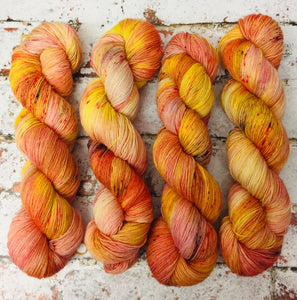 Superwash Bluefaced Leicester Nylon Ultimate Sock Yarn, 100g/3.5oz, That’s My Peach